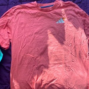 Pink Oversized adidas shirt
